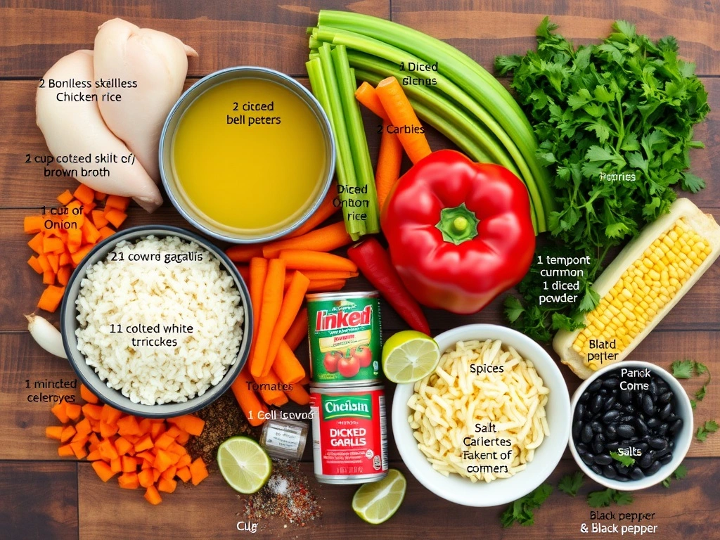 Chopt Spicy Chicken Soup Recipe With Rice Ingredients