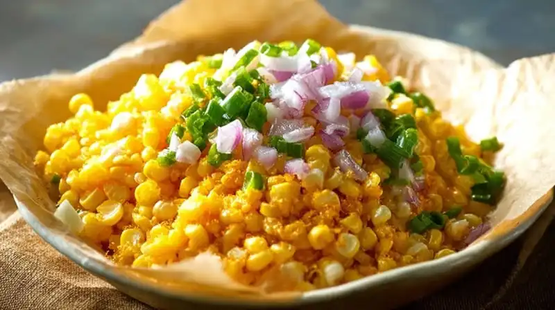 Frito_Corn_Salad_Recipe__0_result "Mixing corn, cheese, peppers, onions, and mayo in a large bowl give Frito Corn Salad