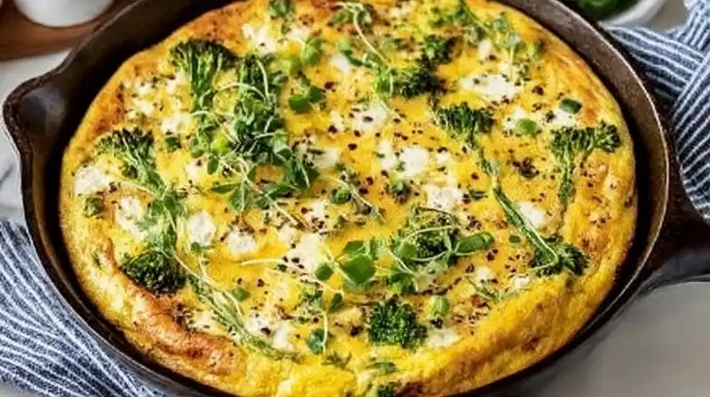 Frittata_Recipes_2_result Frittata served in a cast-iron skillet with fresh herbs