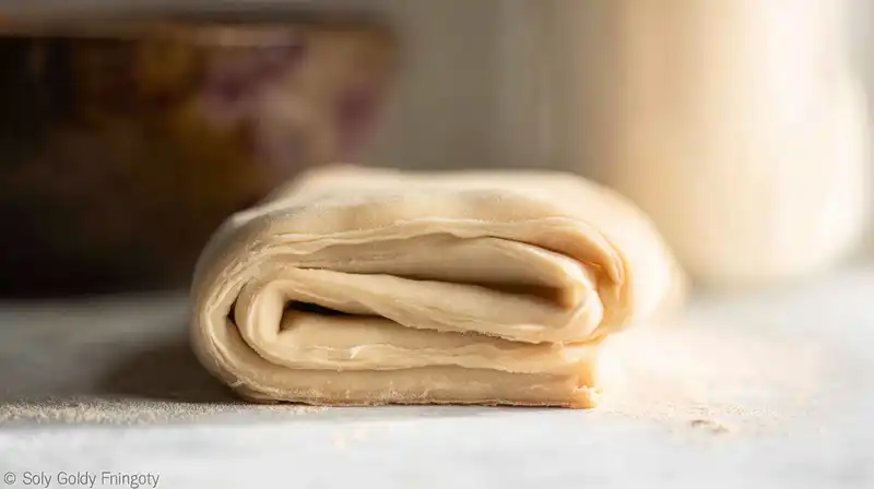 Berry_Turnovers_Preparat_0_result Step by step process of folding pastry dough with berry filling inside