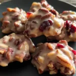 No-Bake Cranberry Pecan Praline Cookies