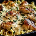 One-Pan Chicken with Buttered Noodles