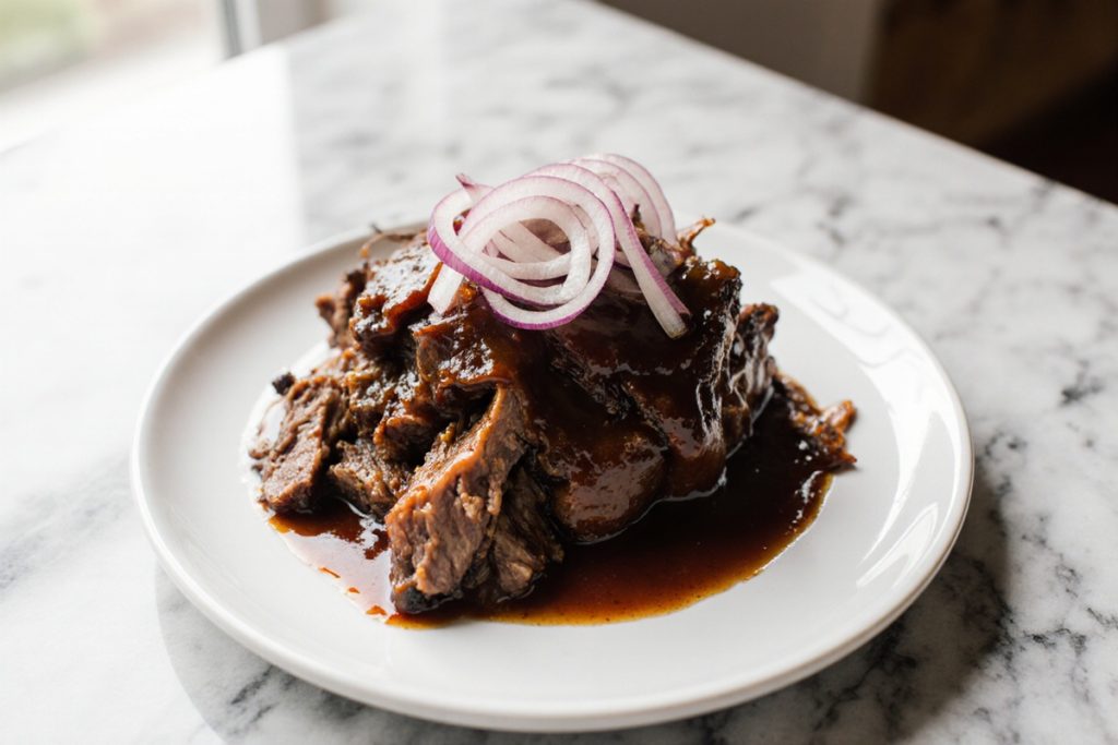 Caramelized Pulled Beef Brisket