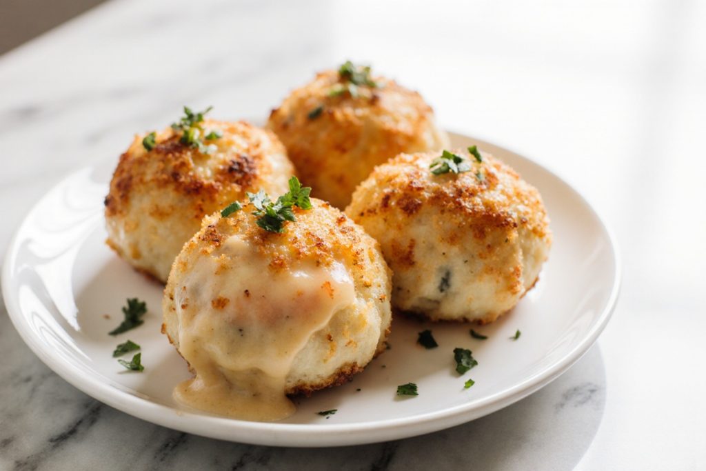 Cheesy Crab Shrimp Bombs