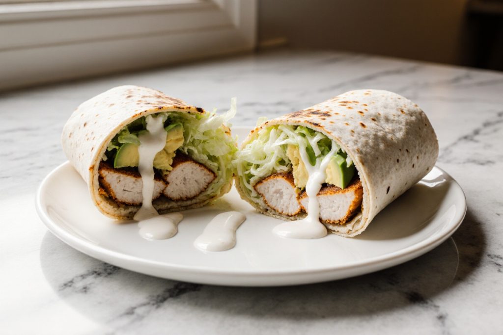 Chicken Avocado Ranch Burritos