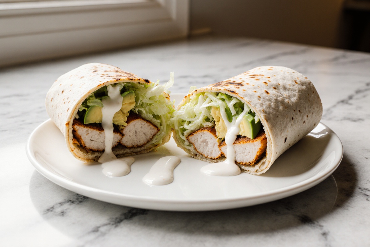 Chicken Avocado Ranch Burritos