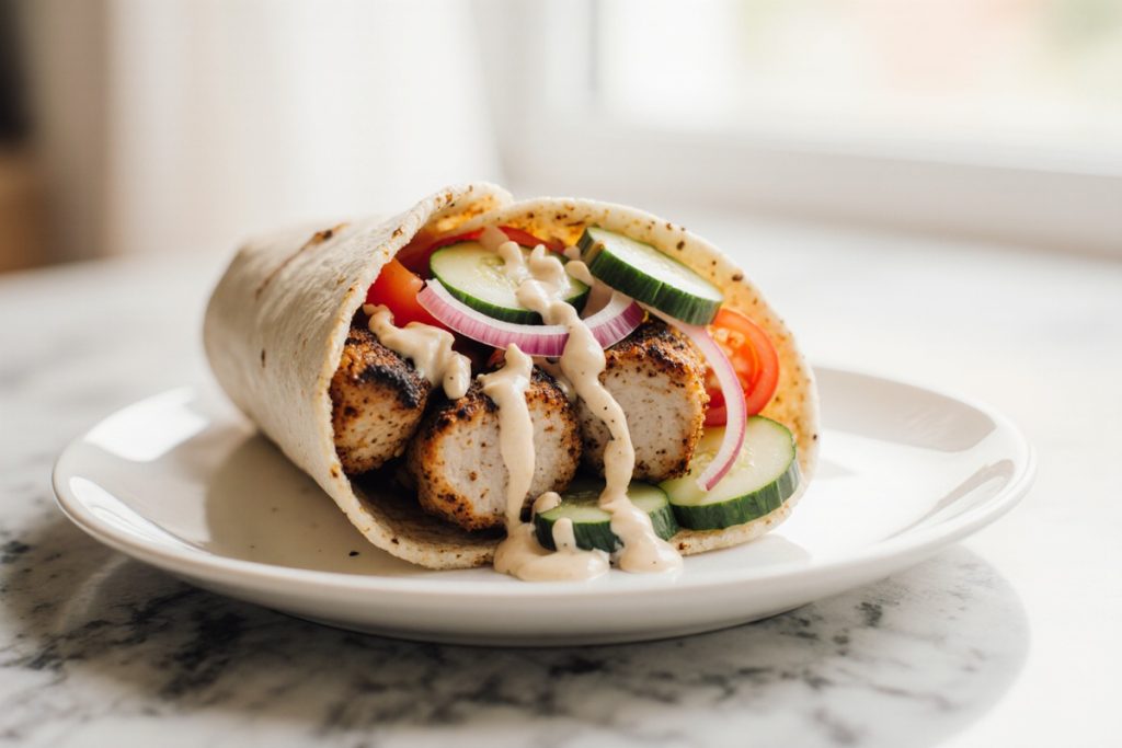 Chicken Shawarma with Garlic Sauce