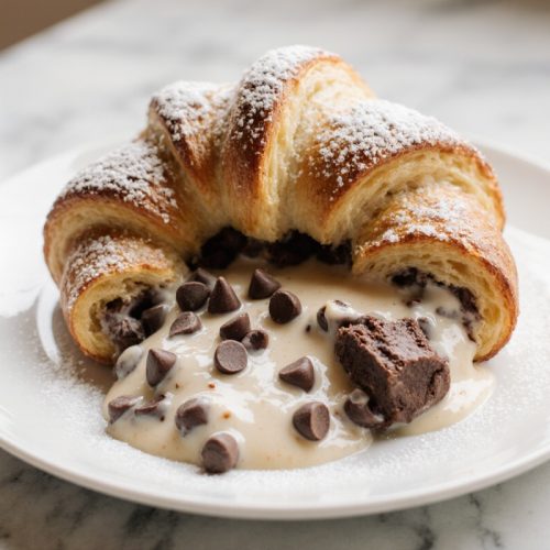 Chocolate Croissant Breakfast Bake