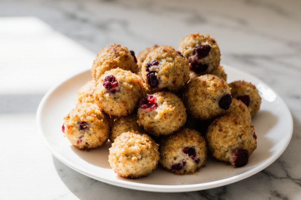 cranberry turkey stuffing balls