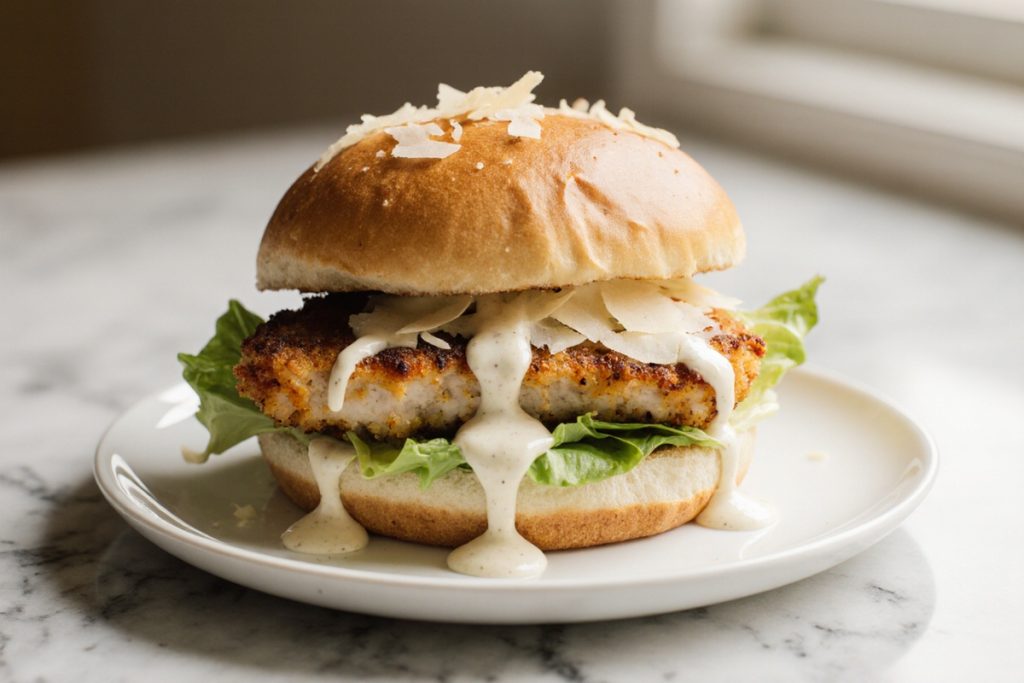 Crispy Chicken Caesar Sandwich