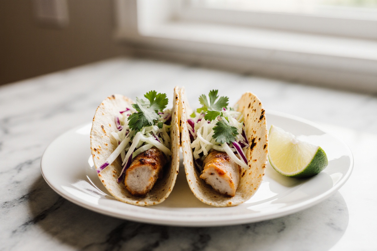 Crispy Chicken Wonton Tacos