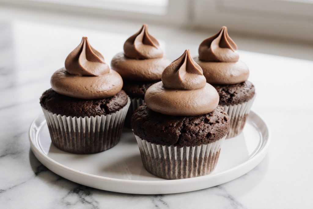 Espresso Brownie Cupcakes