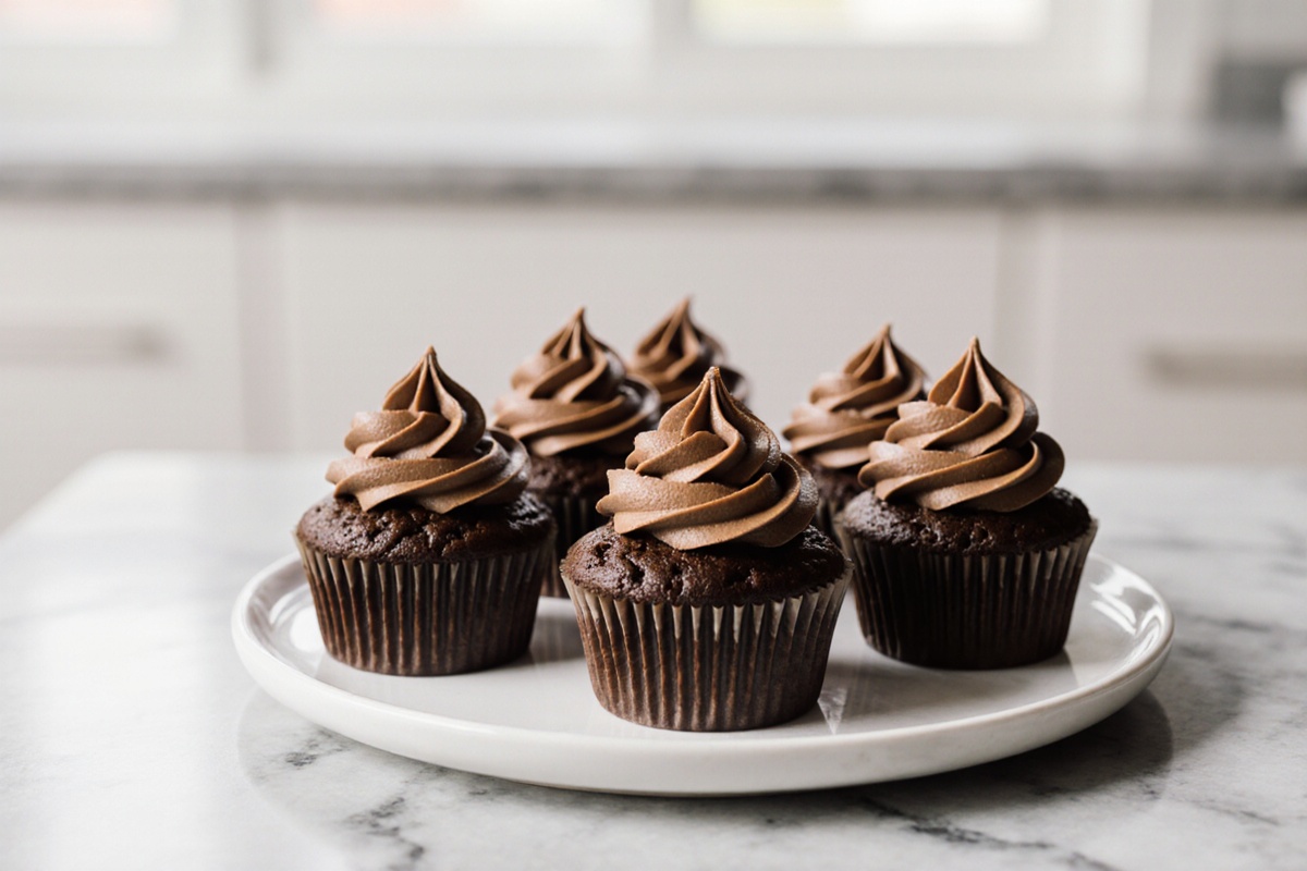 Espresso Brownie Cupcakes