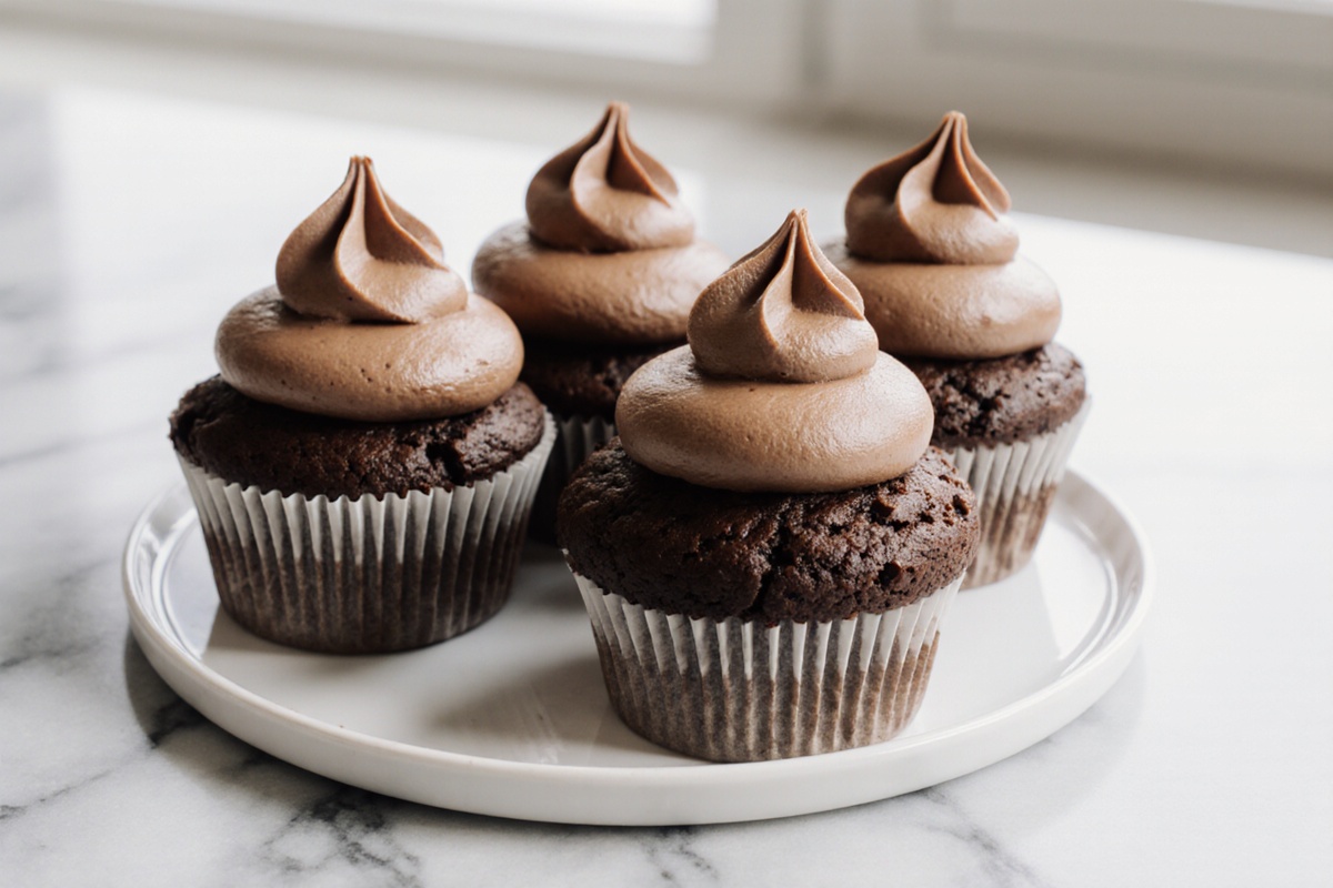 Espresso Brownie Cupcakes