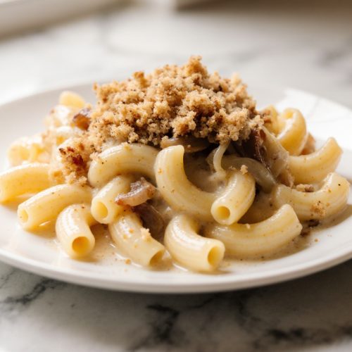French Onion Soup Mac and Cheese