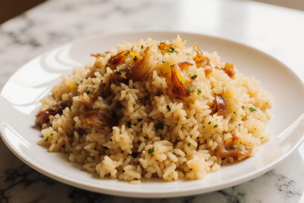 Golden Onion Butter Rice
