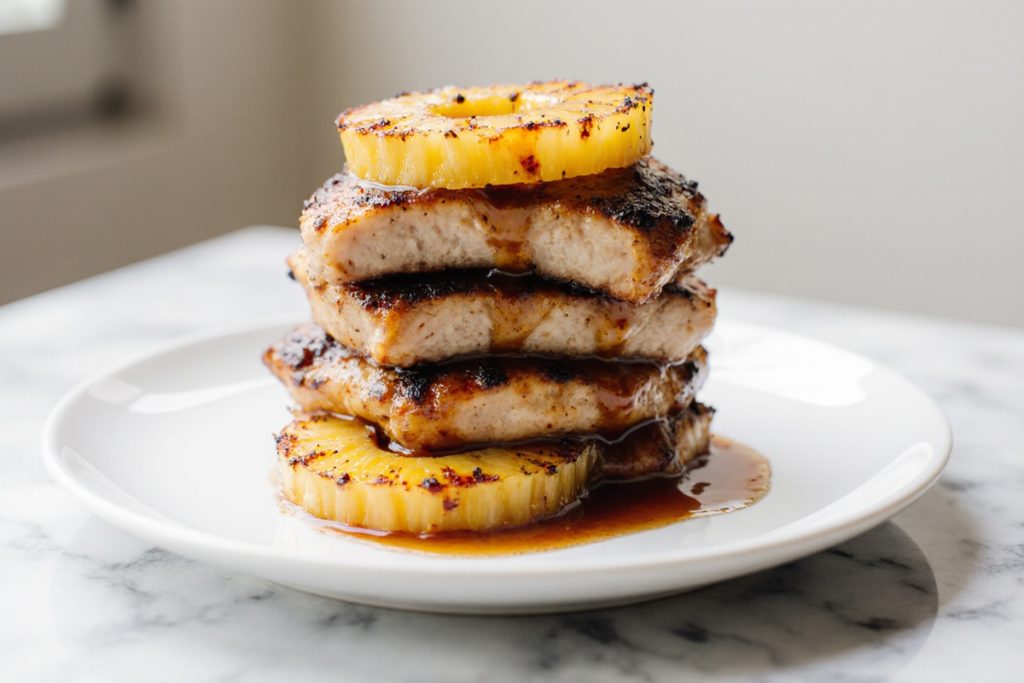 Hawaiian Huli Hili Chicken Stack