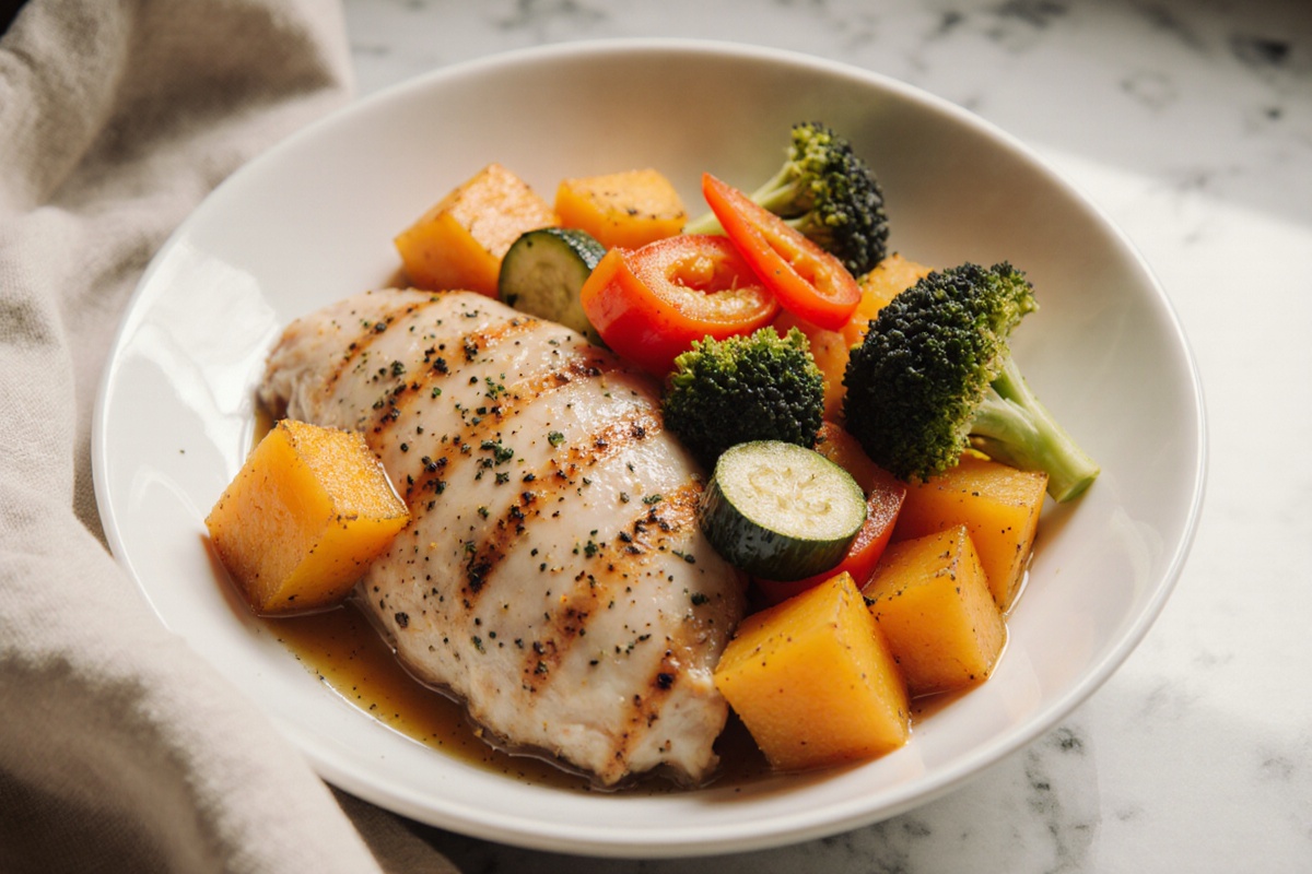 Healthy Chicken and Sweet Potato Bowls