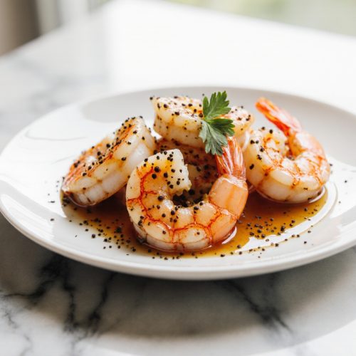High Protein Honey Garlic Shrimp