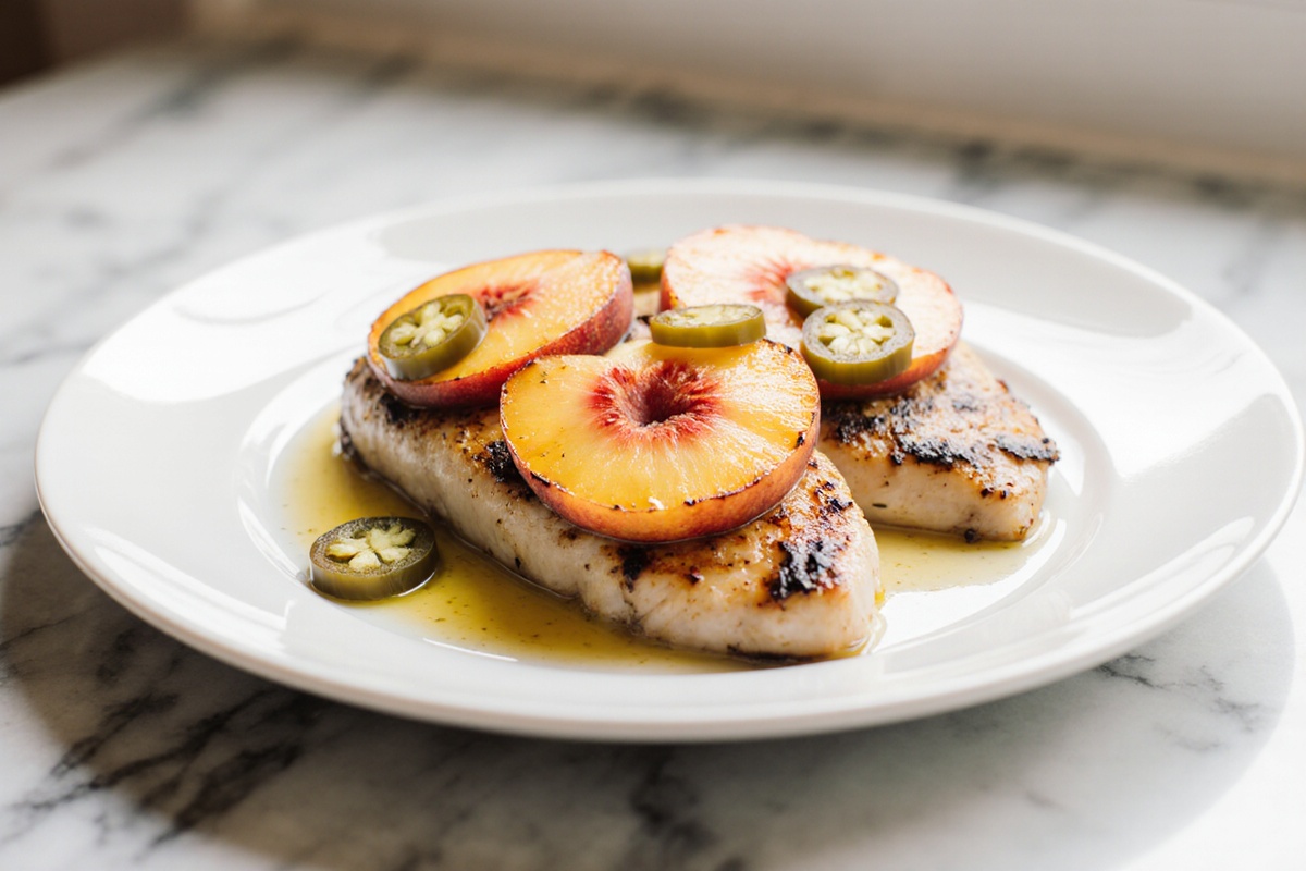 Jalapeno Peach Chicken