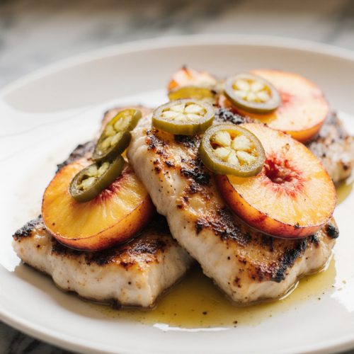 Jalapeno Peach Chicken