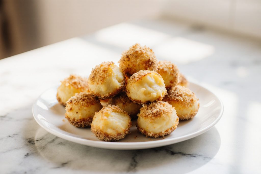 Mashed Potato Cheese Puffs
