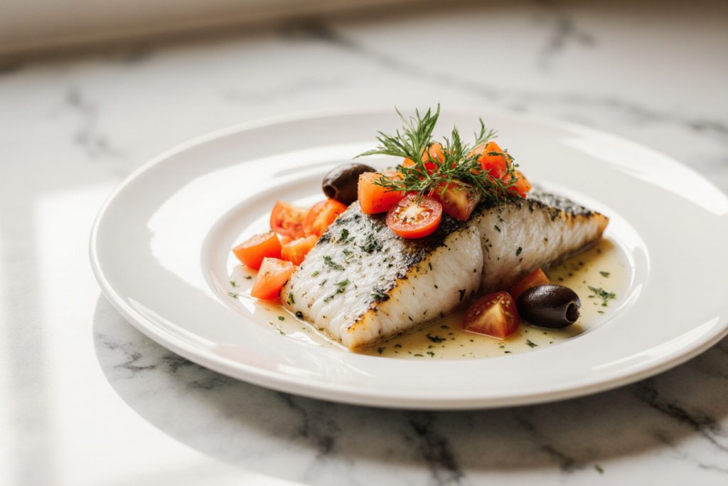 Mediterranean Baked Fish