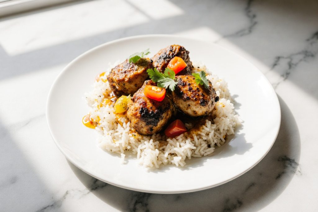 One Pot Shawarma Chicken and Rice