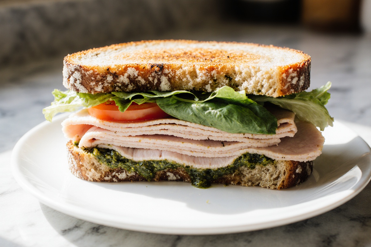 Turkey Pesto Sandwich
