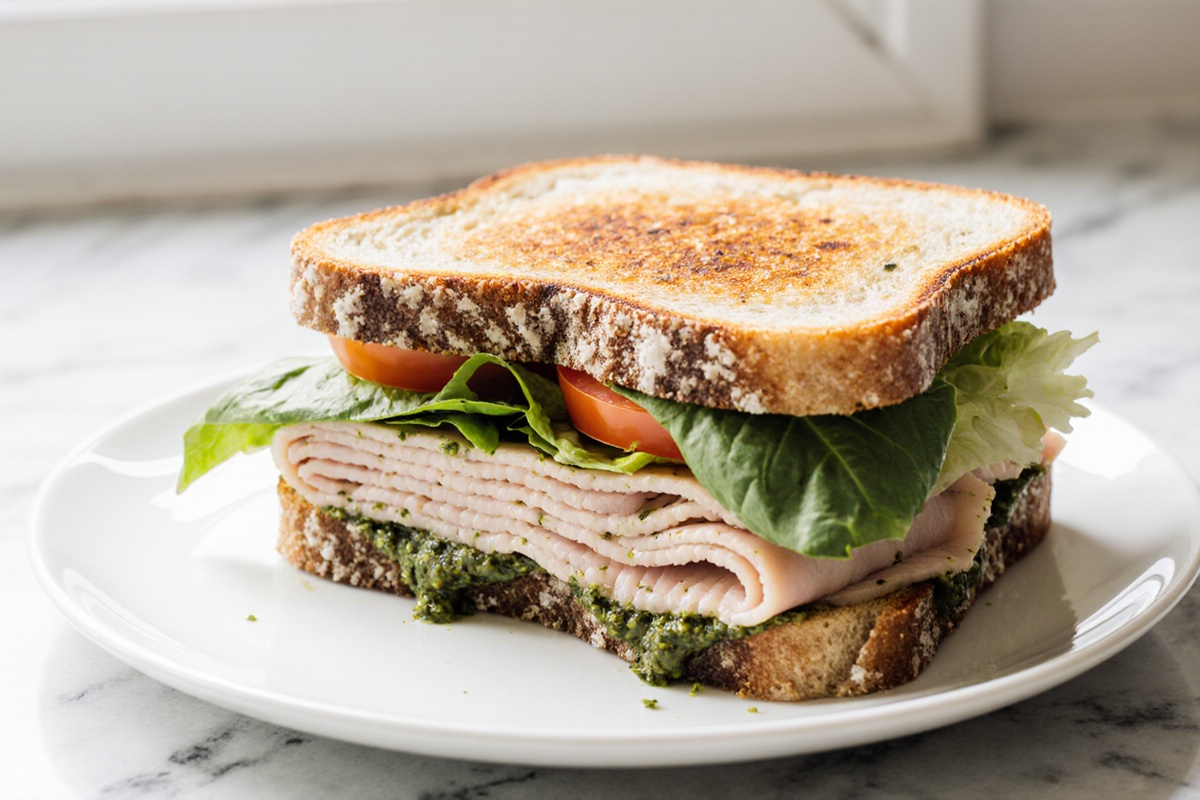 Turkey Pesto Sandwich