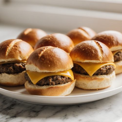 Cheeseburger Pretzel Bombs