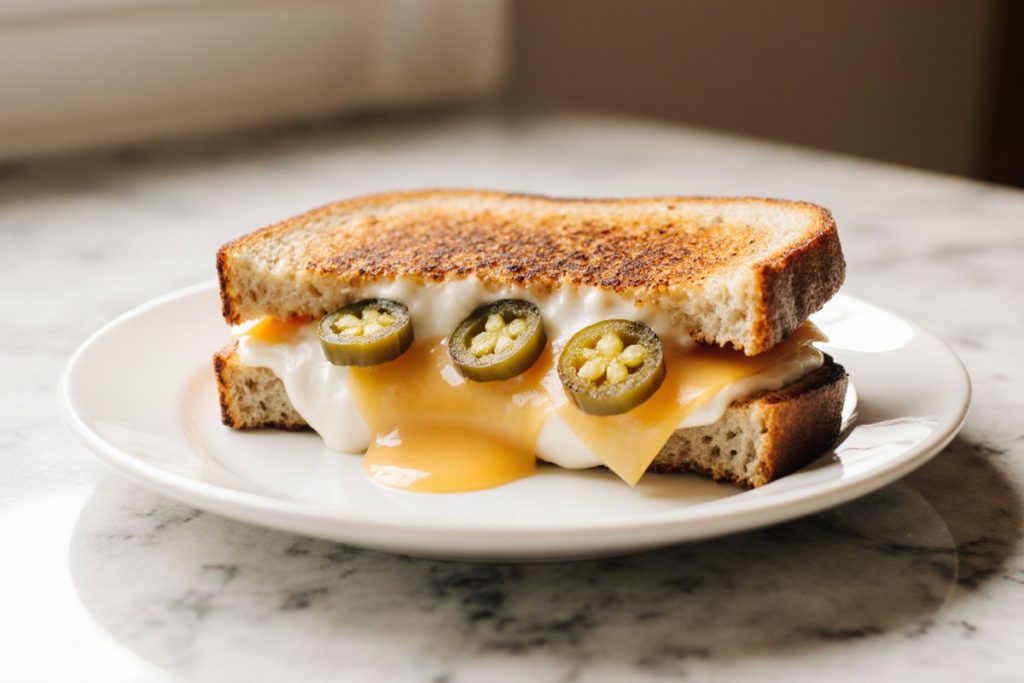 Jalapeno Popper Grilled Cheese