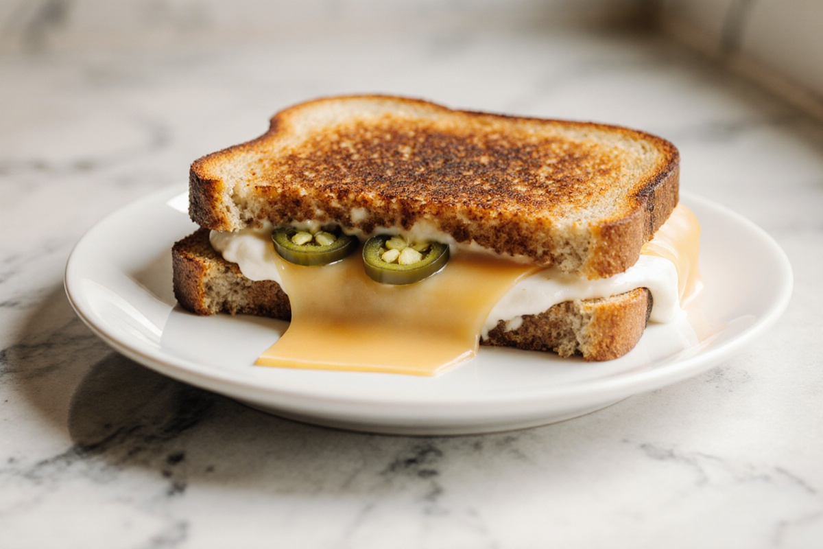 Jalapeno Popper Grilled Cheese