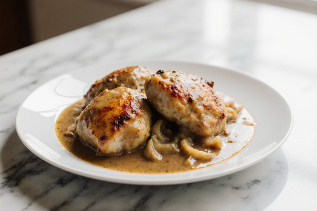 Smothered Chicken Thighs Gravy