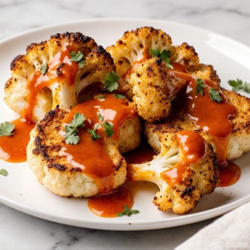 Buffalo Cauliflower Steak