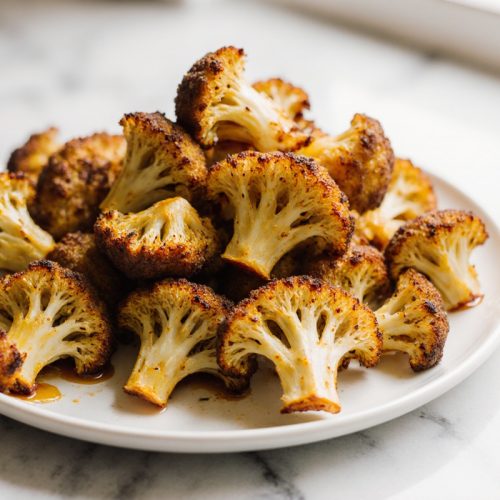 Honey Curry Roasted Cauliflower