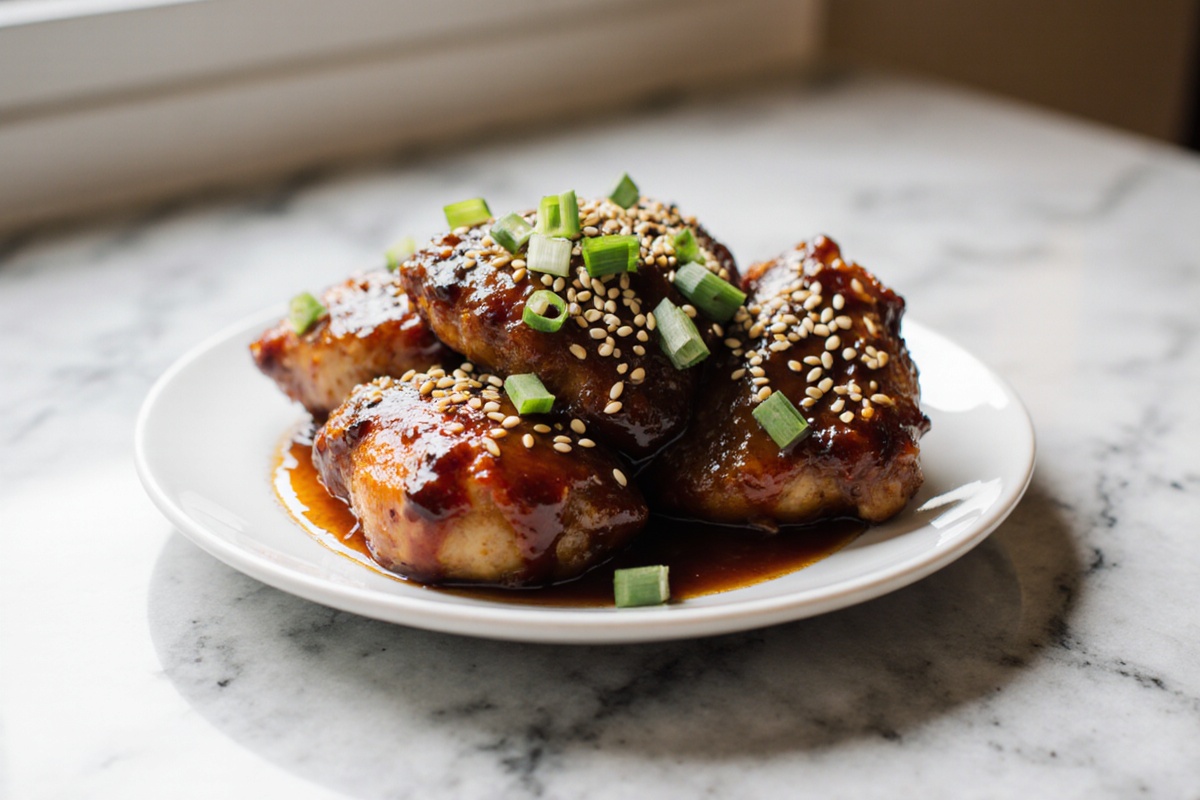Sticky Honey Gochujang Chicken