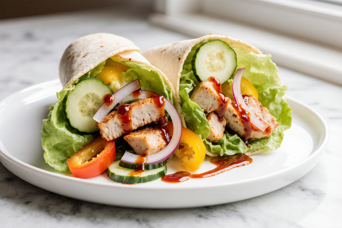 Sweet Chili Chicken Wraps