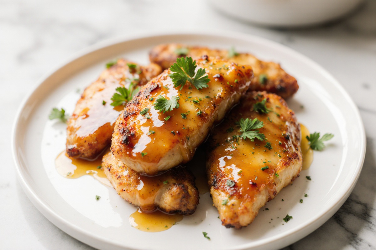 Air Fryer Honey Butter Garlic Chicken Tenders
