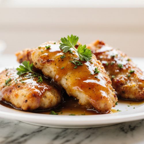 Air Fryer Honey Butter Garlic Chicken Tenders
