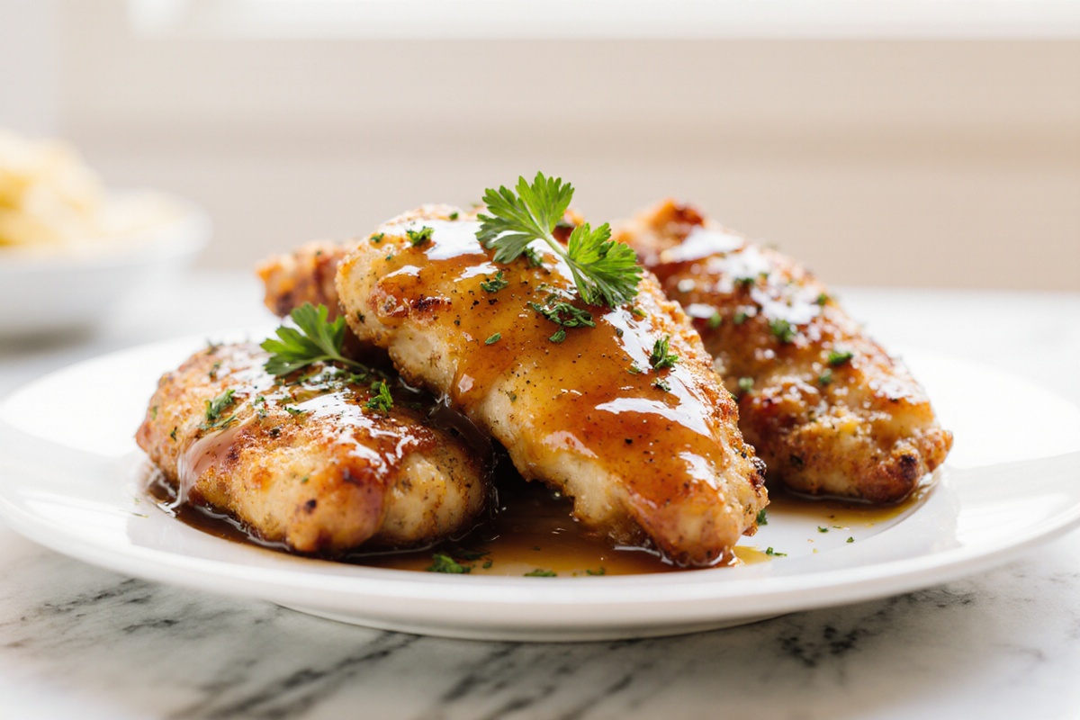 Air Fryer Honey Butter Garlic Chicken Tenders