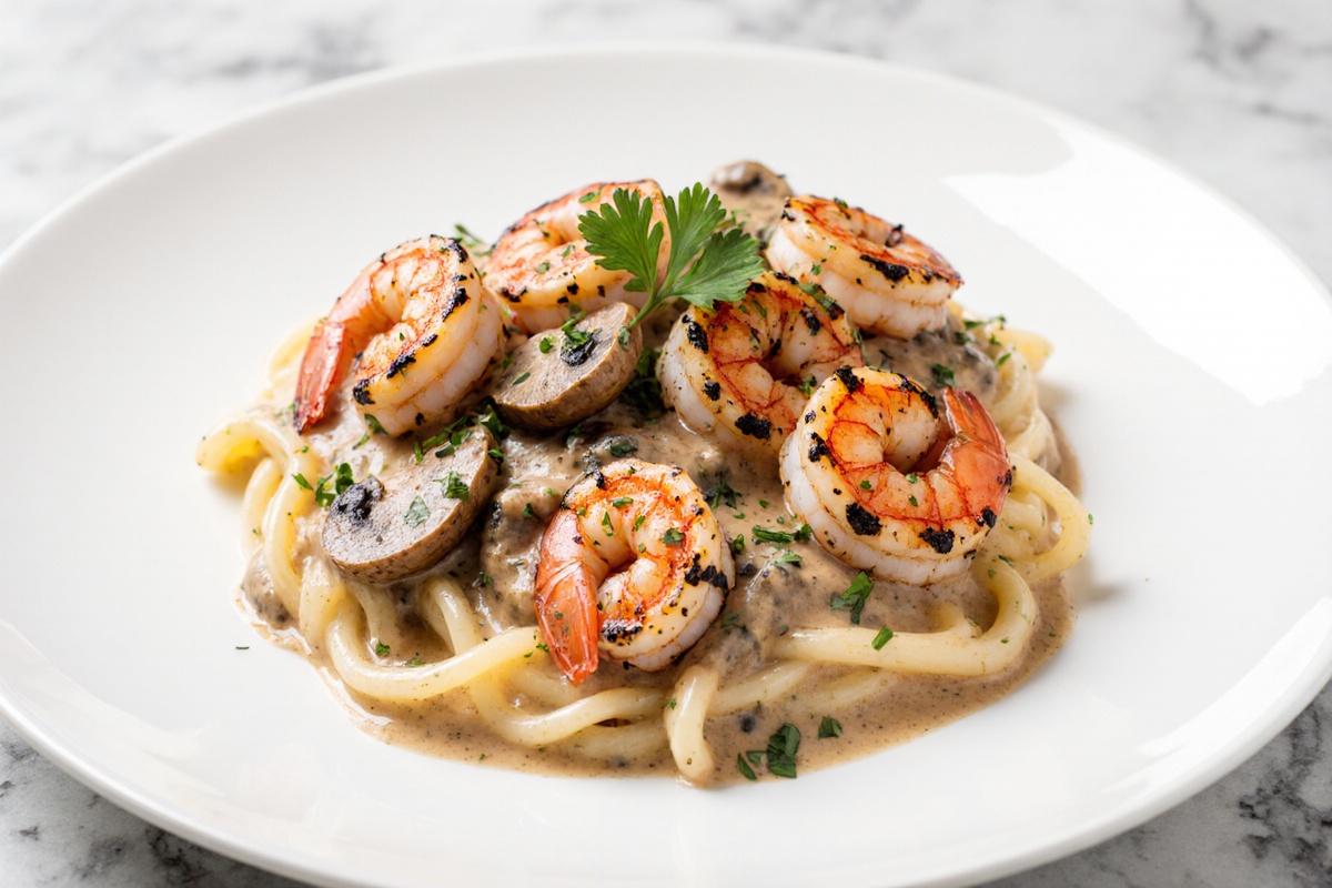 Blackened Shrimp Stroganoff