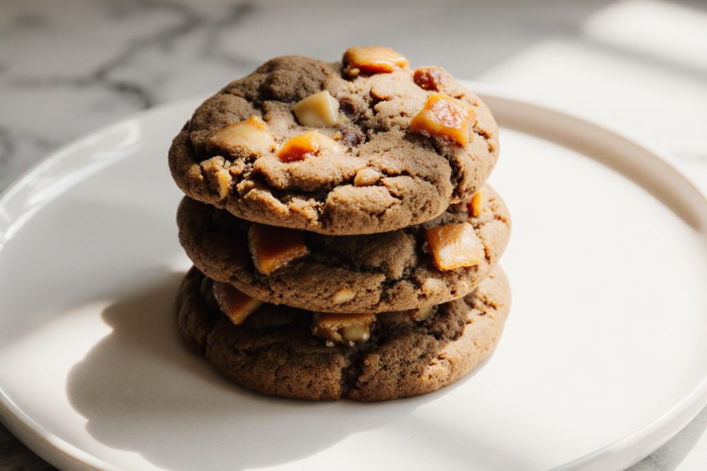 Brown Butter Coffee Toffee Cookies