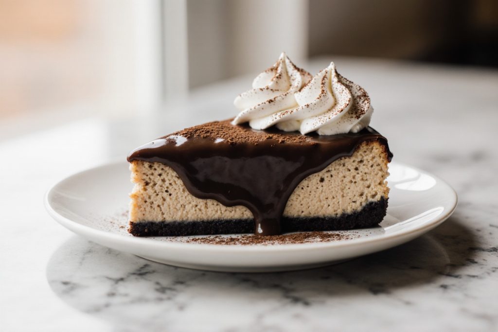 Cappuccino Fudge Cheesecake