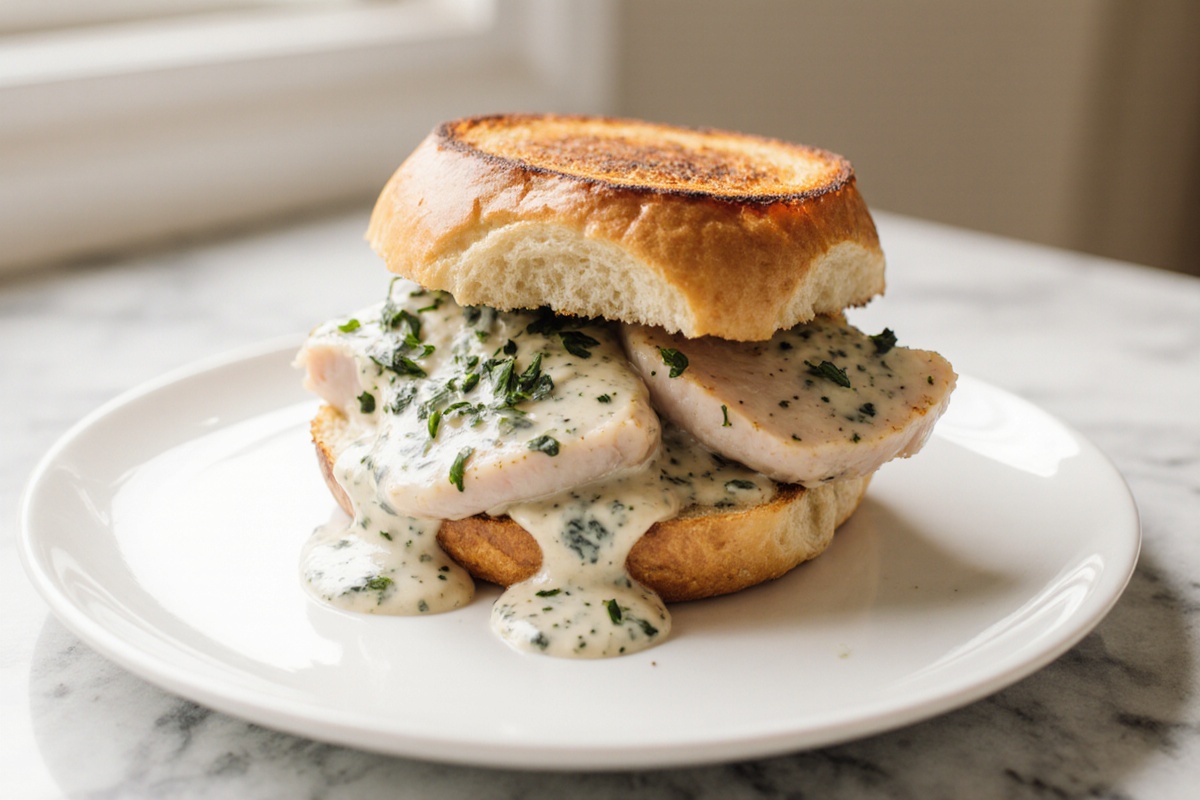 Chicken Garlic Sandwich