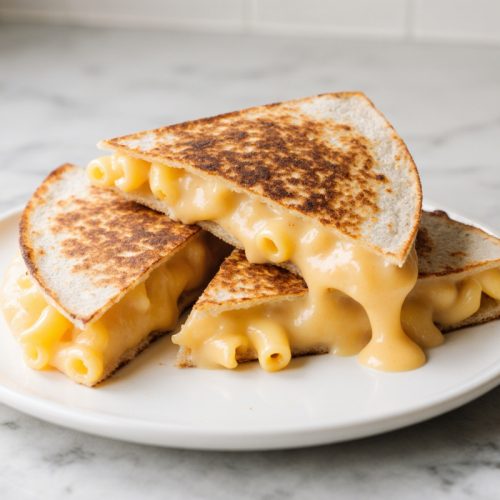 Creamy Mac and Cheese Quesadillas