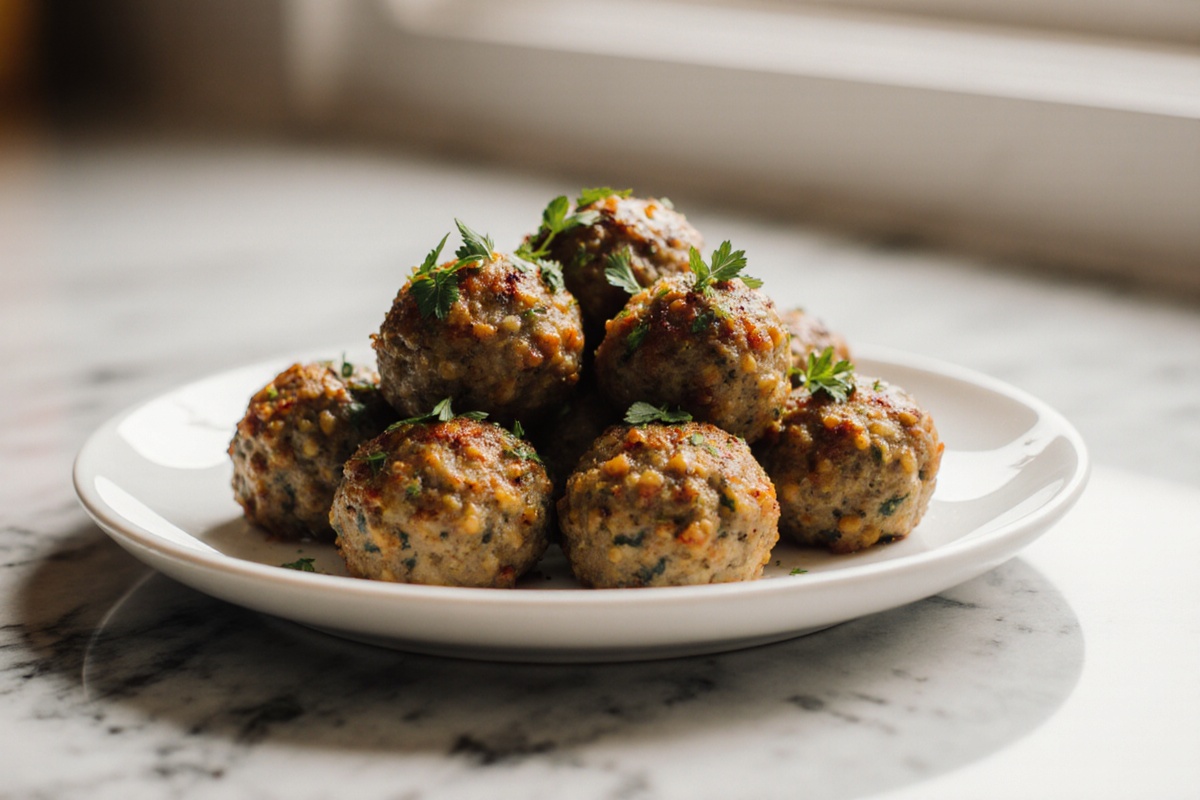 Easy Vegetarian Lentil Meatballs