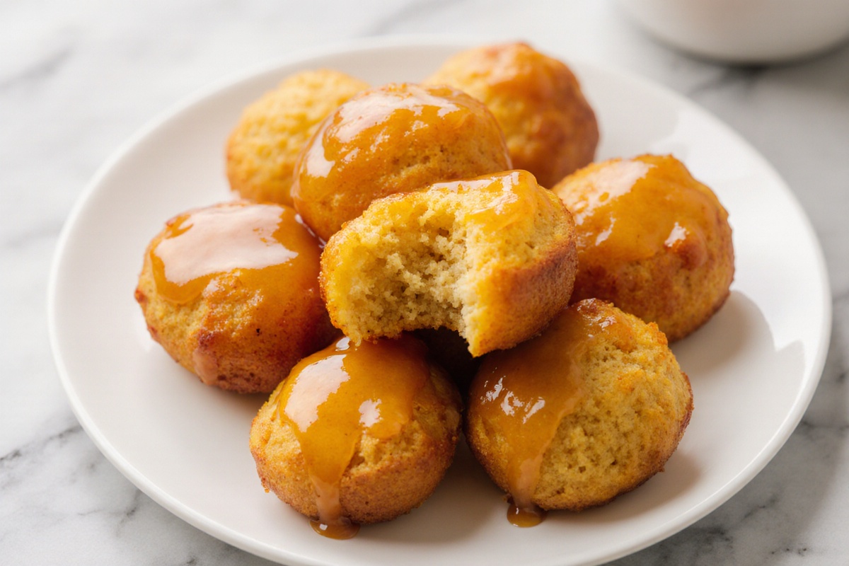 Honey Butter Cornbread Poppers