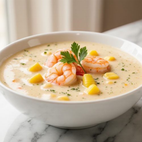 New Orleans Shrimp And Corn Bisque