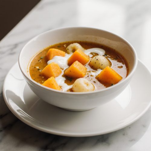Savory Butternut Squash Gnocchi Soup